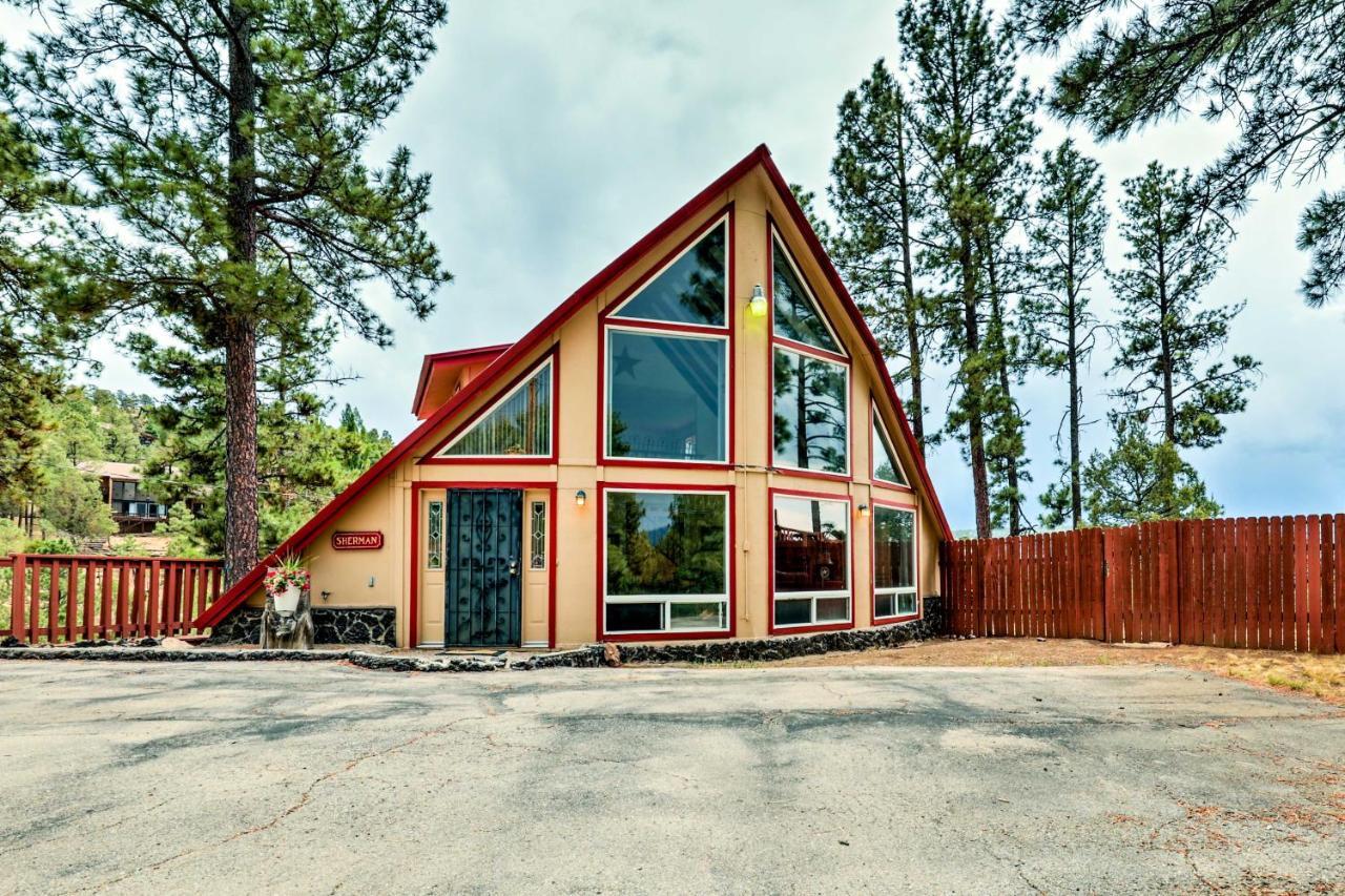 A-Frame Ruidoso Retreat With Deck, Grill And Views! Exterior foto