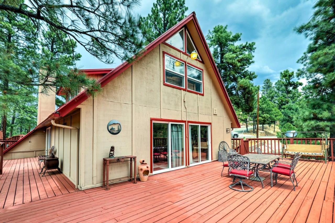 A-Frame Ruidoso Retreat With Deck, Grill And Views! Exterior foto